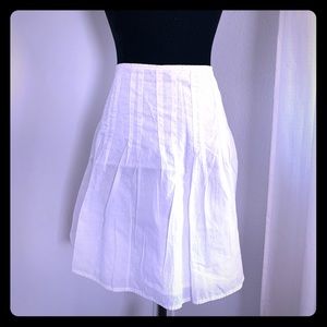 Hillard and Hanson Petite White Skirt